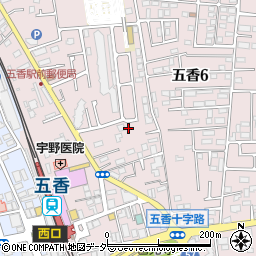 千葉県松戸市金ケ作418-178周辺の地図