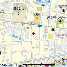 埼玉県三郷市戸ヶ崎2丁目817周辺の地図