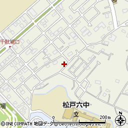 千葉県松戸市千駄堀1740-1周辺の地図