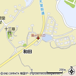 藤ヶ谷入口周辺の地図