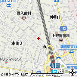 ちゅーりん家周辺の地図