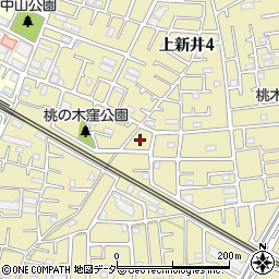 埼玉県所沢市上新井4丁目8-8周辺の地図