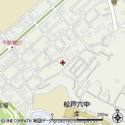 千葉県松戸市千駄堀1740-5周辺の地図