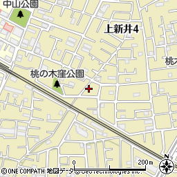 埼玉県所沢市上新井4丁目8-6周辺の地図