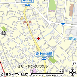 埼玉県三郷市戸ヶ崎2085-1周辺の地図