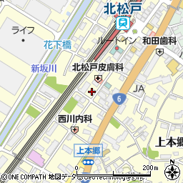 セブンイレブン北松戸駅南店周辺の地図