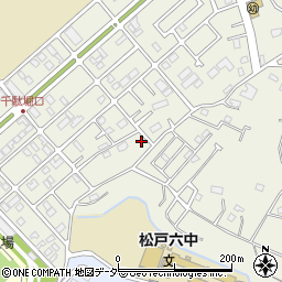 千葉県松戸市千駄堀1740周辺の地図