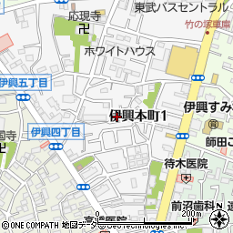 東京都足立区伊興本町1丁目周辺の地図