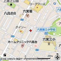 ハートフルシティ松戸六高台スクエア周辺の地図