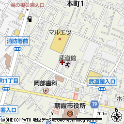 メガネストアー朝霞店周辺の地図