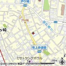 埼玉県三郷市戸ヶ崎2085-3周辺の地図