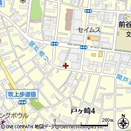 埼玉県三郷市戸ヶ崎2丁目760-3周辺の地図
