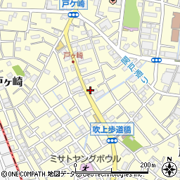 埼玉県三郷市戸ヶ崎2086周辺の地図