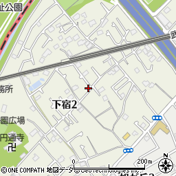 東京都清瀬市下宿2丁目486-8周辺の地図