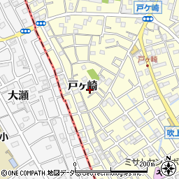 埼玉県三郷市戸ヶ崎3107周辺の地図