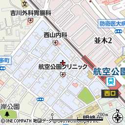 喜多町ハイムＡ周辺の地図