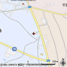 千葉県香取市大角1732周辺の地図