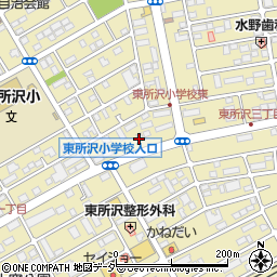 所沢市立　東所沢柳瀬児童クラブ周辺の地図