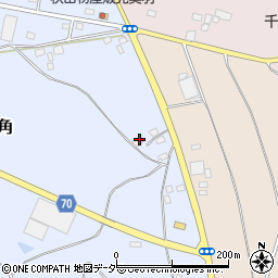 千葉県香取市大角1733周辺の地図