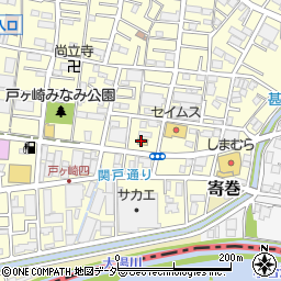 セブンイレブン三郷戸ヶ崎店周辺の地図