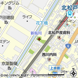 北松戸第2公園周辺の地図