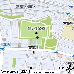 千葉県松戸市常盤平周辺の地図