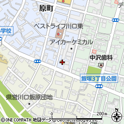 セブンイレブン川口原町店周辺の地図