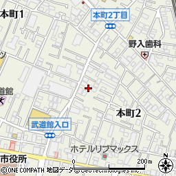 埼玉県朝霞市本町周辺の地図