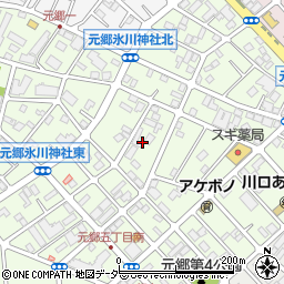 埼玉県川口市元郷5丁目周辺の地図