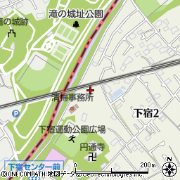 東京都清瀬市下宿2丁目554-7周辺の地図