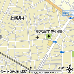 埼玉県所沢市上新井4丁目38周辺の地図