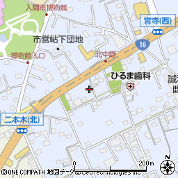 埼玉県入間市宮寺2310-9周辺の地図