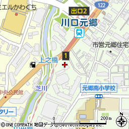 株式会社ツクイ　川口・元郷営業所周辺の地図