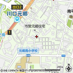 〒332-0011 埼玉県川口市元郷の地図