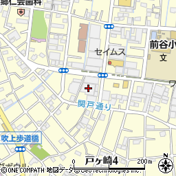 埼玉県三郷市戸ヶ崎2丁目758周辺の地図