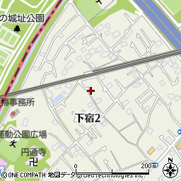 東京都清瀬市下宿2丁目490周辺の地図
