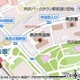 〒359-0000 埼玉県所沢市（以下に掲載がない場合）の地図