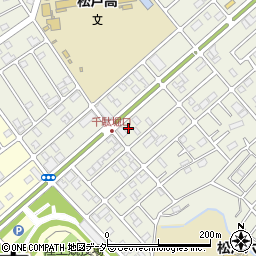 千葉県松戸市千駄堀1689-2周辺の地図