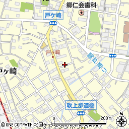 埼玉県三郷市戸ヶ崎2098周辺の地図