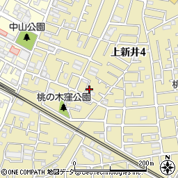埼玉県所沢市上新井4丁目73-20周辺の地図