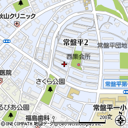 ＵＲ都市機構常盤平団地１－２８周辺の地図