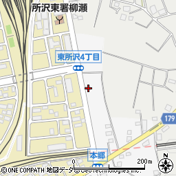 埼玉県所沢市本郷41周辺の地図