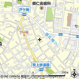 埼玉県三郷市戸ヶ崎2091周辺の地図