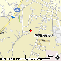 埼玉県所沢市三ケ島4丁目周辺の地図