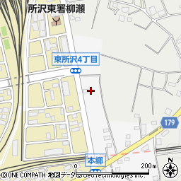 埼玉県所沢市本郷42-3周辺の地図