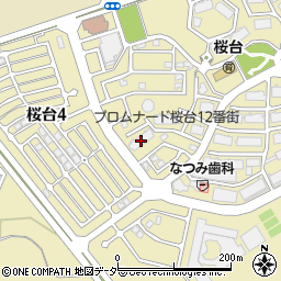 千葉ＮＴ　プロムナード桜台１２番街周辺の地図