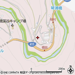 東京都西多摩郡奥多摩町境周辺の地図
