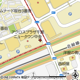夢庵千葉ニュータウン店周辺の地図