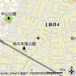 埼玉県所沢市上新井4丁目73-7周辺の地図
