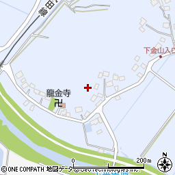 千葉県成田市下金山周辺の地図